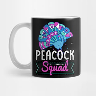 Peacock Squad Design for a Peacock expert Mug